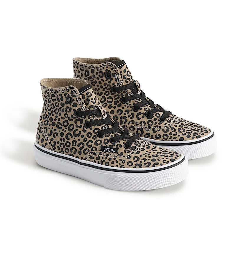 Vans εφηβικά sneakers μποτάκια για κορίτσι Authentic Hi 2.0 LEOPARD POP Incense/Pink Velvet VN000V93HO81
