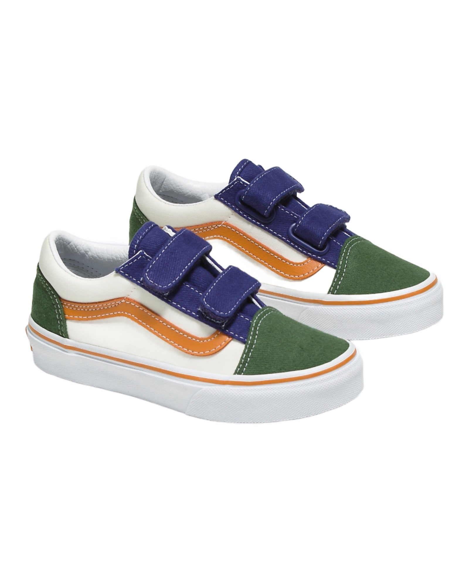 Vans Old Skool V παιδικά sneakers αγόρι/κορίτσι Twill Block Multi VN0A38HD6GL1