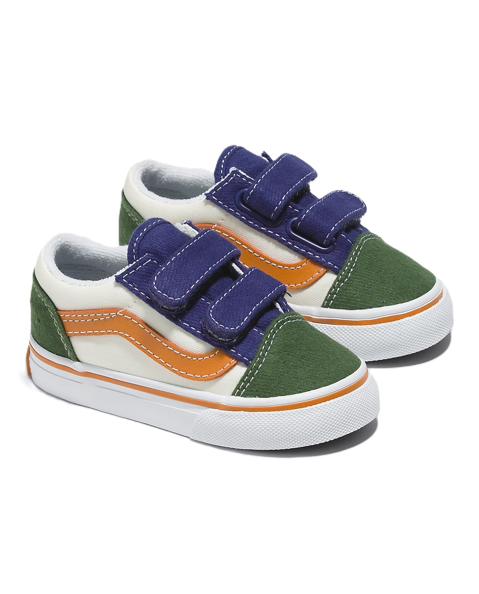 Vans Old Skool V παιδικά sneakers αγόρι/κορίτσι VN0A38JN6GL1 TWILL BLOCK MULTI