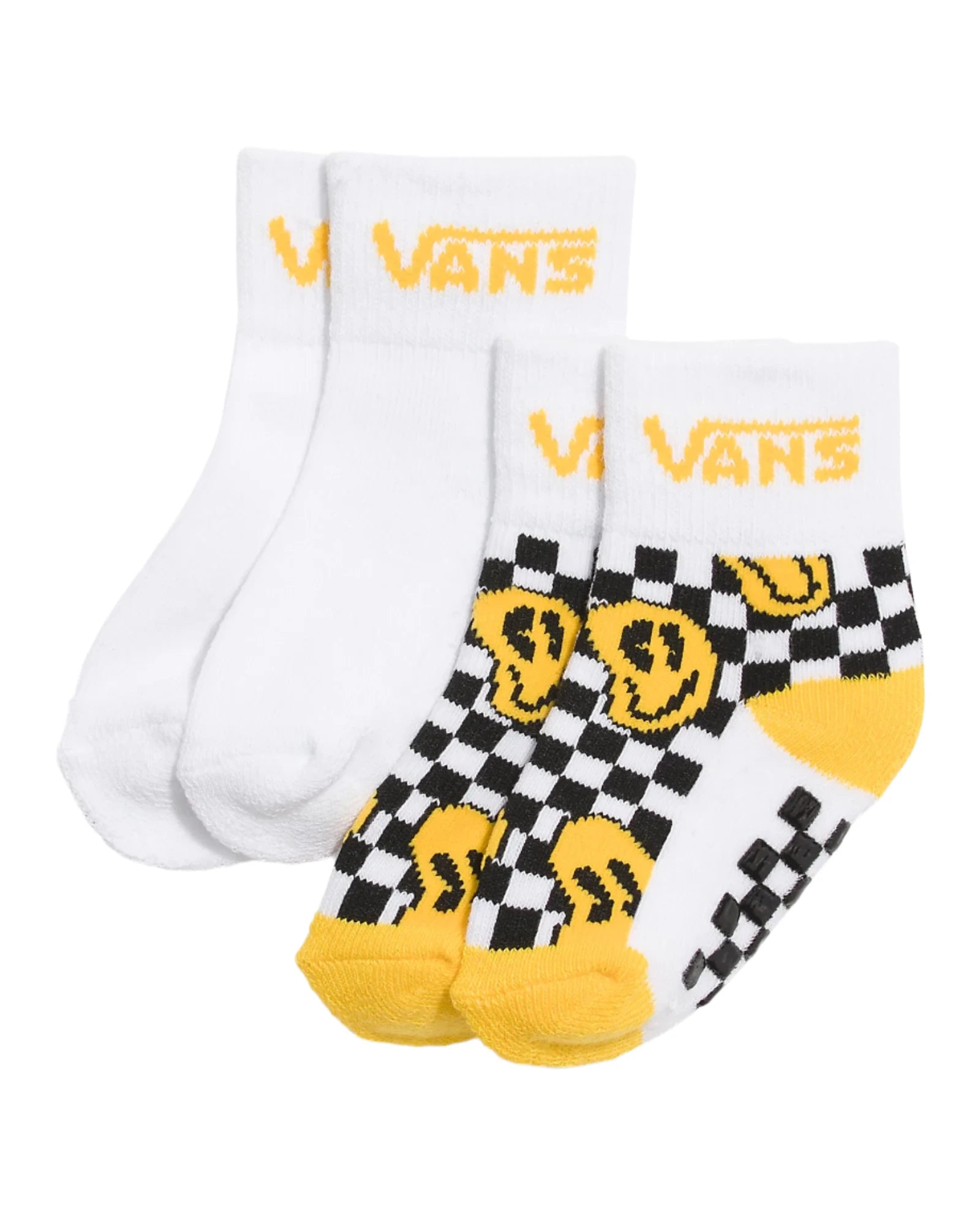 Vans παιδικές κάλτσες 2 pack για αγόρι/κορίτσι Λευκές VN0A7PTC85W1