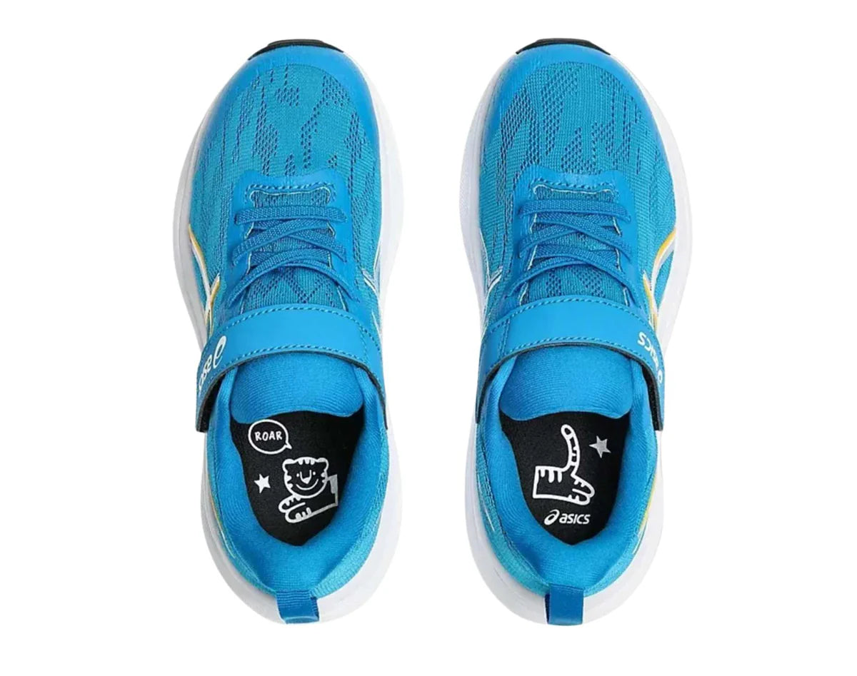 Asics παιδικά αθλητικά running παπούτσια για αγόρια GT 1000 PS 1014A381-401 Aegean Blue/Yamabuki