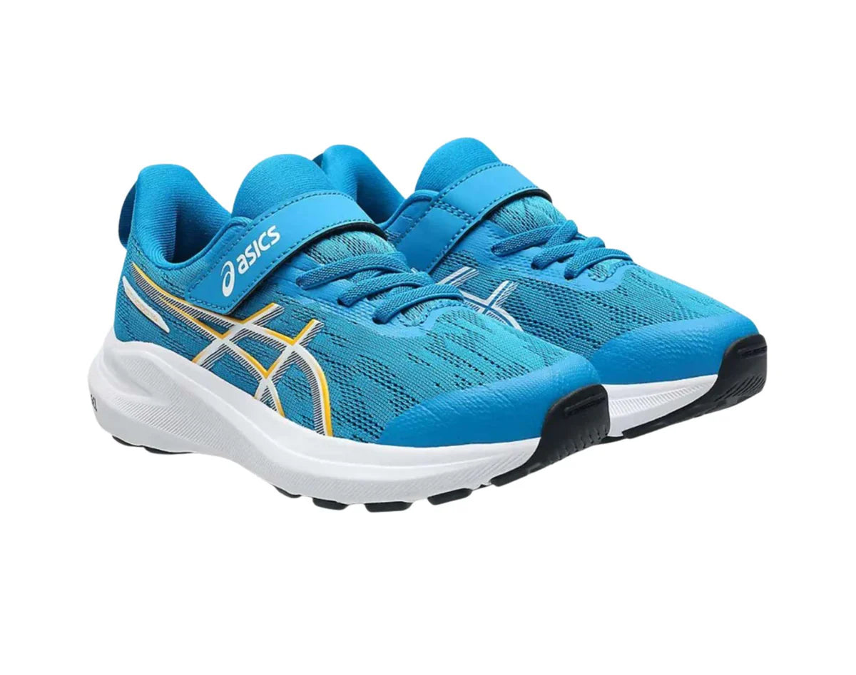 Asics παιδικά αθλητικά running παπούτσια για αγόρια GT 1000 PS 1014A381-401 Aegean Blue/Yamabuki
