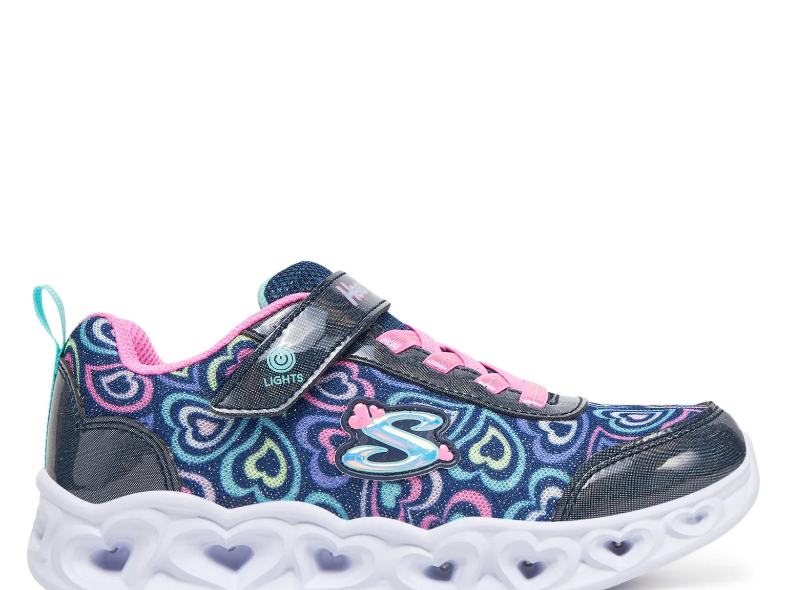 Skechers παιδικά αθλητικά παπούτσια με φωτάκια για κορίτσια Boogie Love 303257L/NVMT