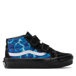 Vans παιδικά sneakers αγόρι Sk8-Mid Reissu VN0A38HHY611 Μαύρα Glow Lightning Black/Blue