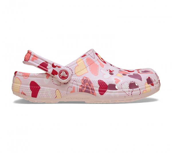 Crocs Classic VDay Clog για κορίτσια 209754-7CI Pink Milk Hearts