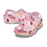 Crocs Classic VDay Clog για κορίτσια 209754-7CI Pink Milk Hearts
