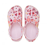 Crocs Classic VDay Clog για κορίτσια 209754-7CI Pink Milk Hearts