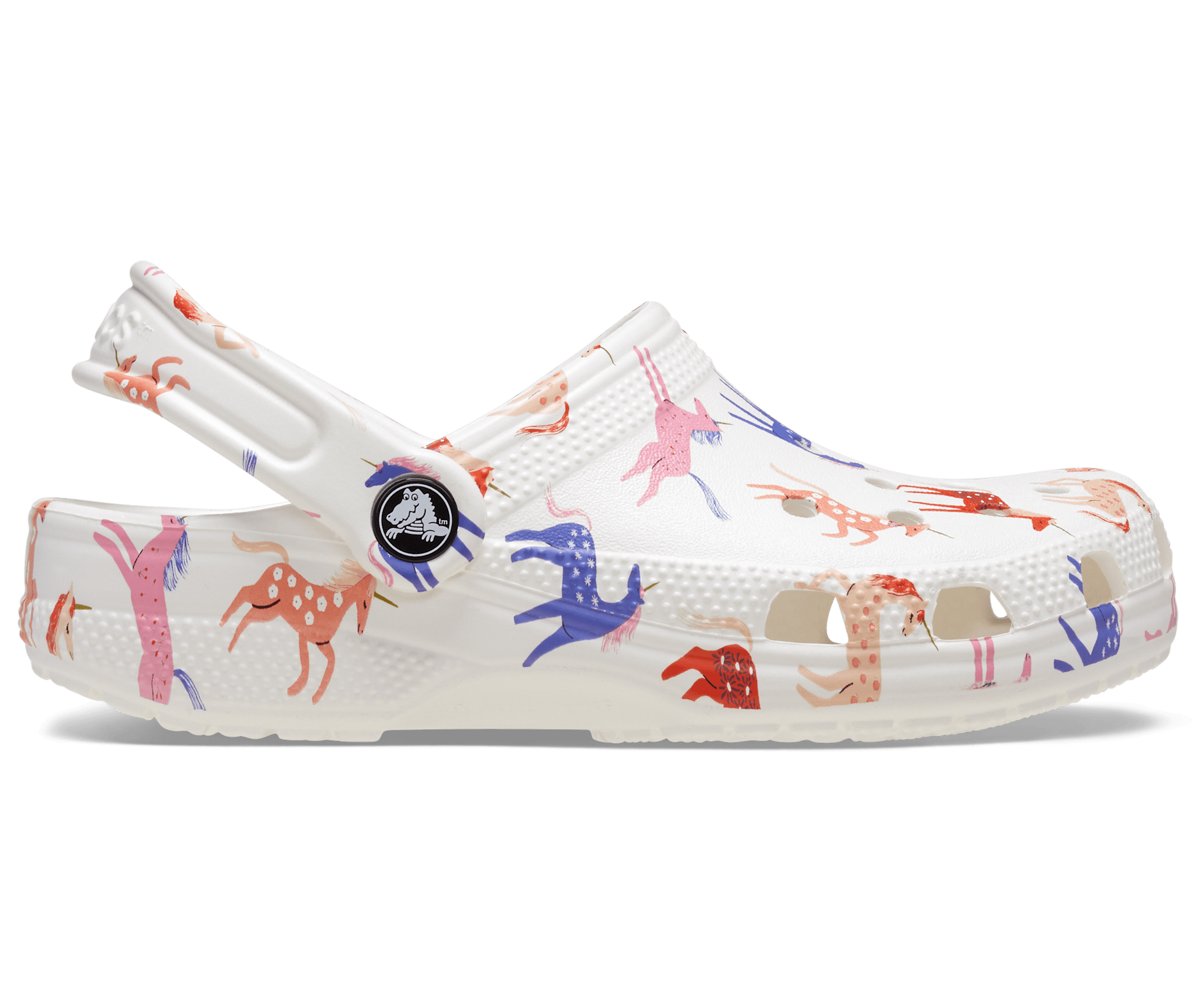 Crocs Classic character print clog T για κορίτσι Λευκό 209697-9CD Unico