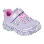 Skechers παιδικά αθλητικά παπούτσια με φωτάκια για κορίτσια Λιλά 303066N/LVMT