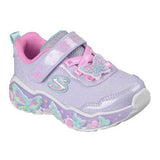 Skechers παιδικά αθλητικά παπούτσια με φωτάκια για κορίτσια Λιλά 303066N/LVMT