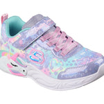 Skechers παιδικά αθλητικά παπούτσια με φωτάκια για κορίτσια Heart Sparkles 303063L/LVMT