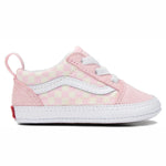 Vans Old Skool Crib βρεφικά παπουτσάκια αγκαλιάς VN000CS5O321 Checkerboard Pink Pastel