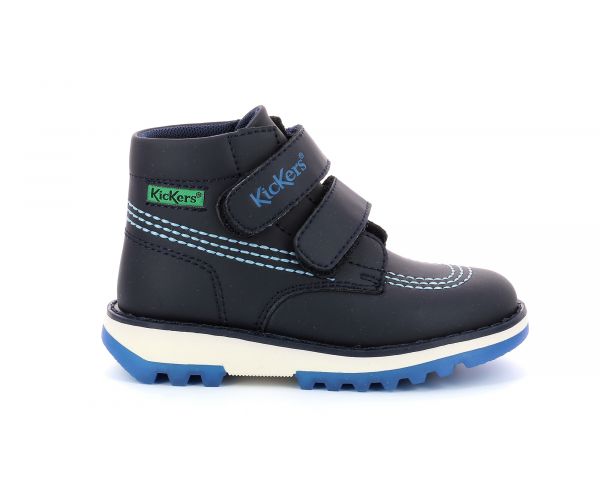 Kickers παιδικά ανατομικά μποτάκια αγόρι Kickfun 878750-10 101 Μπλε