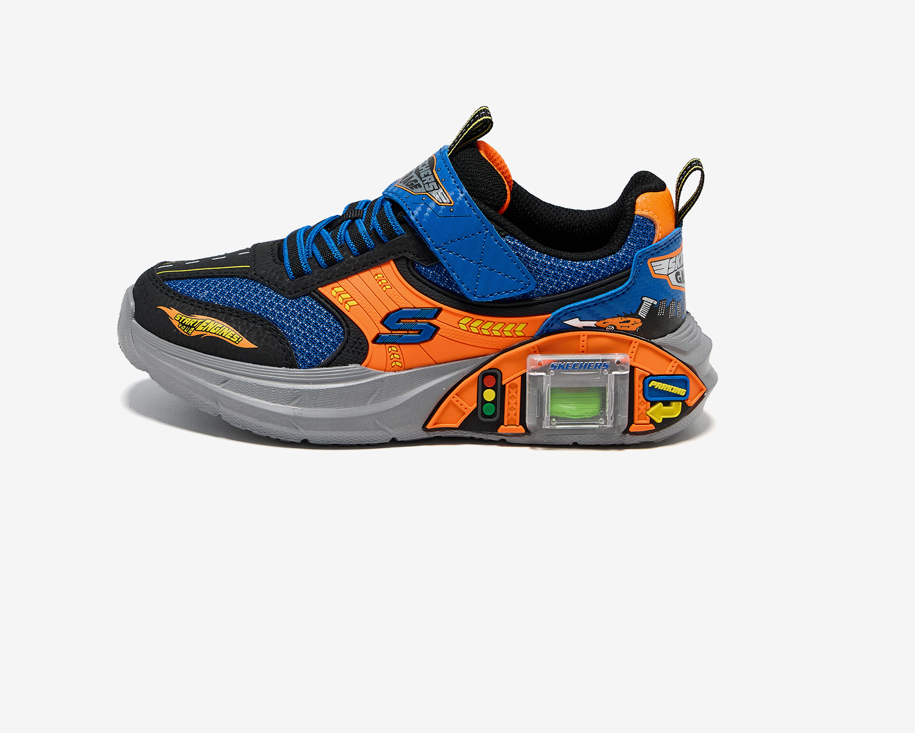 Skechers παιδικά αθλητικά παπούτσια με αυτοκινητάκια 402150L/BBOR