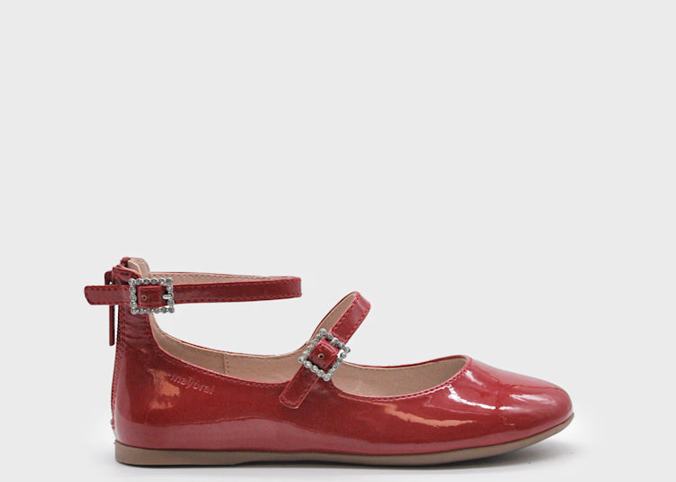Mayoral παιδικές μπαλαρίνες με αγκράφα για κορίτσια Κόκκινο 46554 022