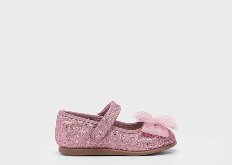 Mayoral παιδικές μπαλαρίνες για κορίτσια Glitter Ροζ 42559 031