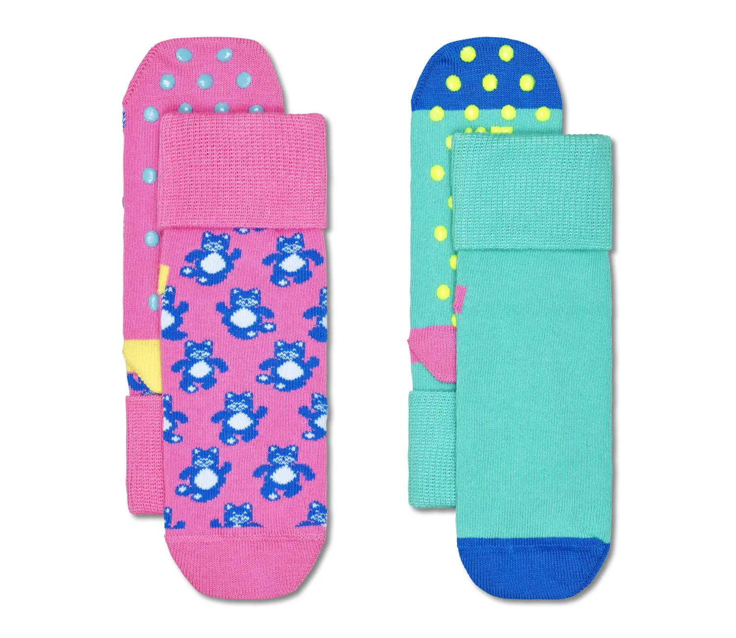 Happy Socks παιδικές κάλτσες με σιλικόνη Teddy Bear P001485