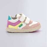 Kickers παιδικά ανατομικά sneakers Kickmotion 960552-10 111 Beige Rose Jaune