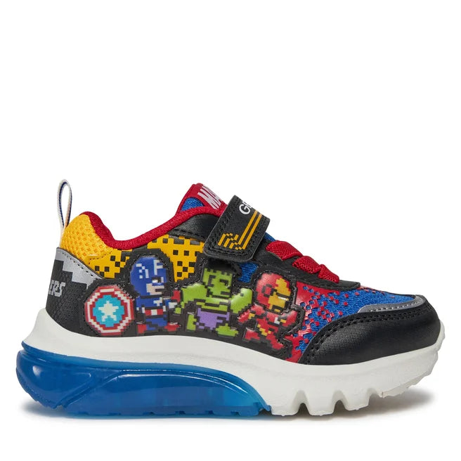 Geox παιδικά sneakers με φωτάκια J Ciberdron E Avengers J45LBE