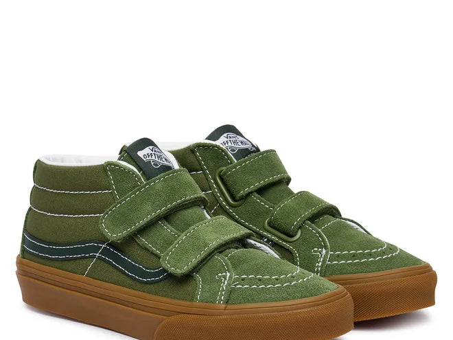 Vans Sk8-Mid Reissue V παιδικά sneakers μποτάκια για αγόρι Χακί VN000CYRGRK1 Gum Green Balsam