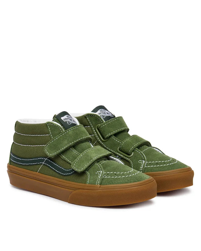 Vans Sk8-Mid Reissue V παιδικά sneakers μποτάκια για αγόρι Χακί VN000CYRGRK1 Gum Green Balsam