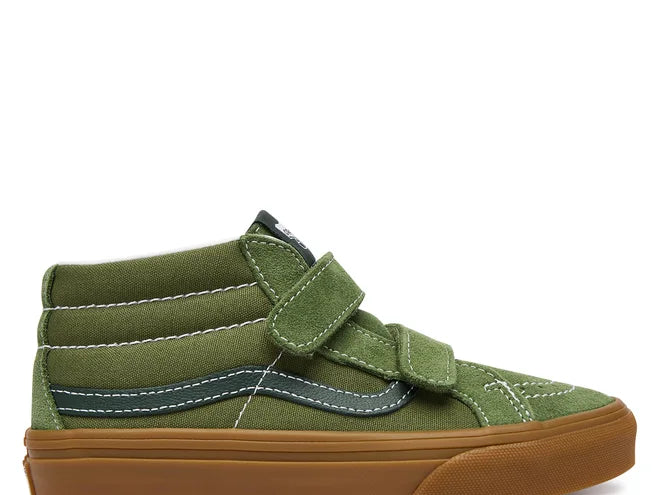 Vans Sk8-Mid Reissue V παιδικά sneakers μποτάκια για αγόρι Χακί VN000CYRGRK1 Gum Green Balsam