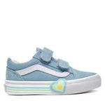 Vans Old Skool V Heart παιδικά sneakers για κορίτσι VN000D4DCFL1 Citadel