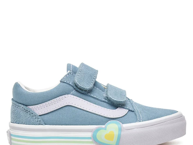 Vans Old Skool V Heart παιδικά sneakers για κορίτσι VN000D4DCFL1 Citadel
