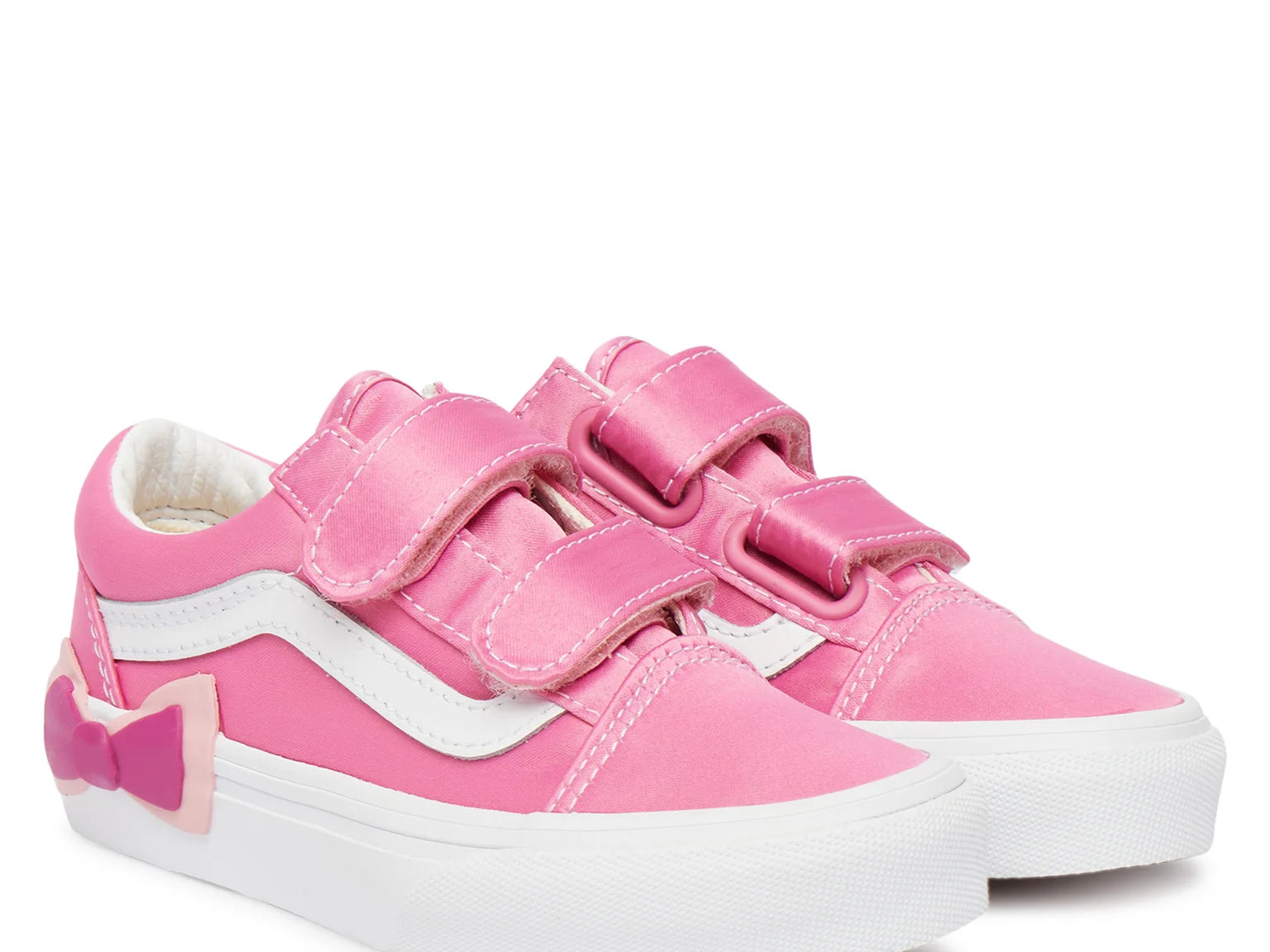 Vans Old Skool V παιδικά sneakers για κορίτσια Bow Pink Fizz V000EDCFRQ1 (27-34)