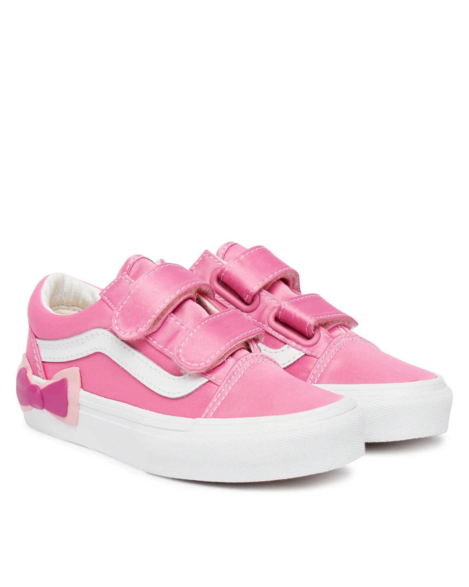 Vans Old Skool V παιδικά sneakers για κορίτσια Bow Pink Fizz V000EDCFRQ1 (27-34)