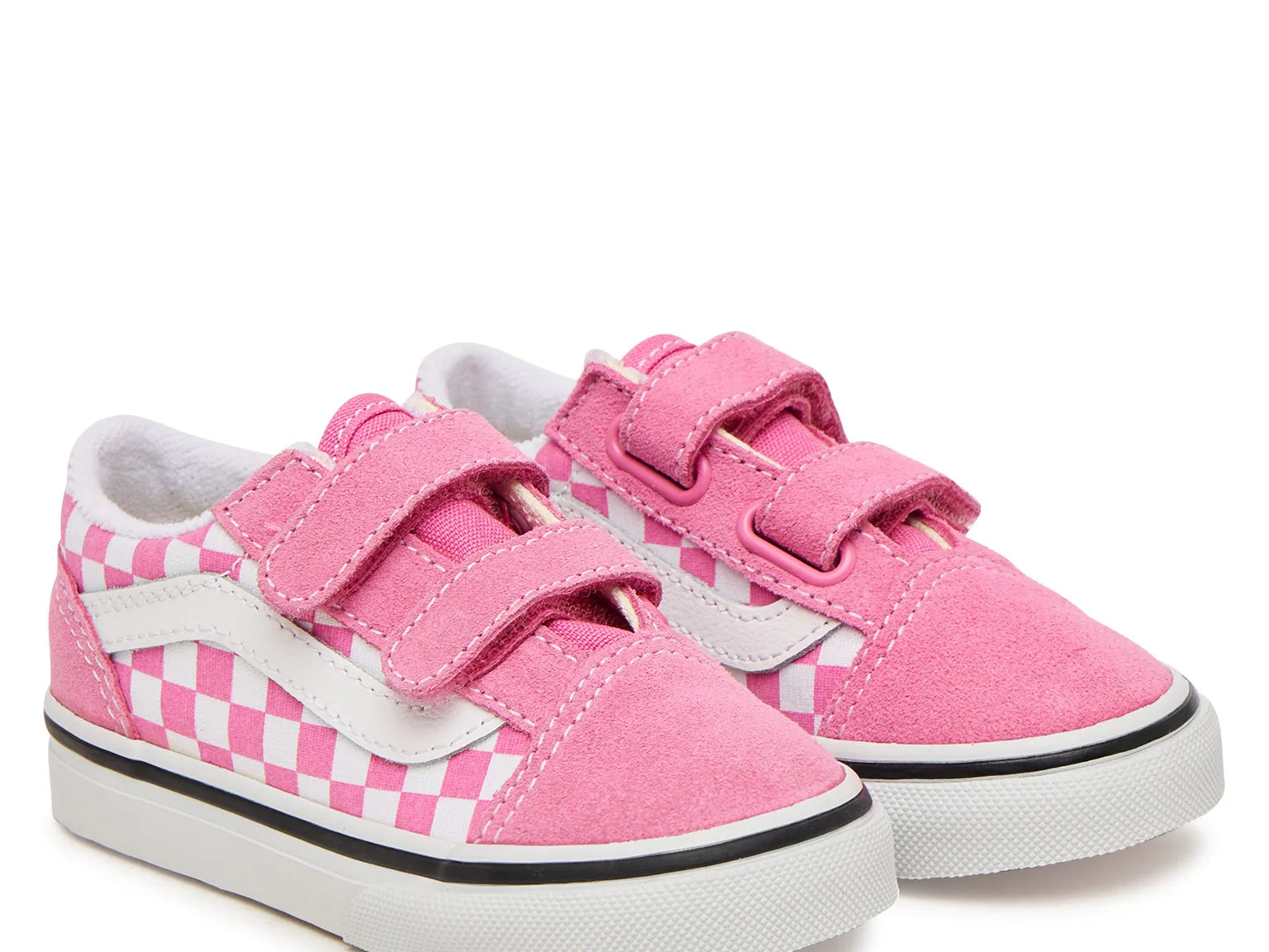 Vans Old Skool V παιδικά sneakers για κορίτσια Ροζ Color theory cherckerboard VN000CTGFRQ1