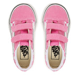 Vans Old Skool V παιδικά sneakers για κορίτσια Ροζ Color theory cherckerboard VN000CTGFRQ1