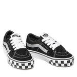 Vans παιδικά sneakers αγόρι/κορίτσι Sk8-Low VN0A7Q5LAC91 Μαύρα Reflective Sidestripe C