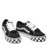 Vans παιδικά sneakers αγόρι/κορίτσι Sk8-Low VN0A7Q5LAC91 Μαύρα Reflective Sidestripe C